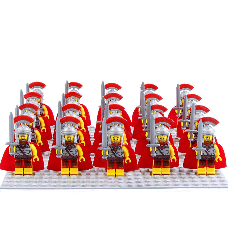 Medieval Lord of the Rings Gondor Soldier Blue Lion Castle Building Block Minifigures Kids dealsniper-net C