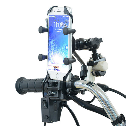 Motorcycle Mobile Phone Bracket Modification Base Bracket Vehicle DealSniper.net