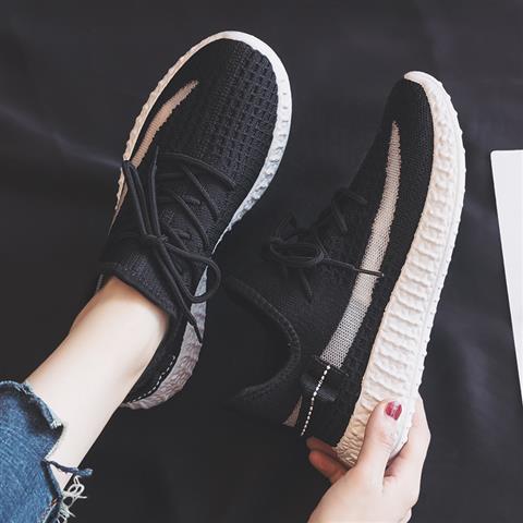 Womens Running Athletic Sneakers Canvas Sports Casual Breathable Shoes Fashion Women dealsniper-net Black 35