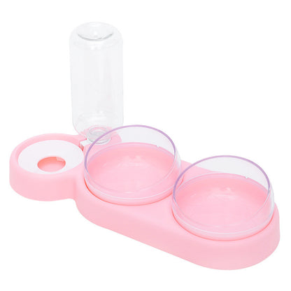 Pet Cat Bowl Automatic Feeder Dog Cat Food Bowl Pets Gym From House Pink
