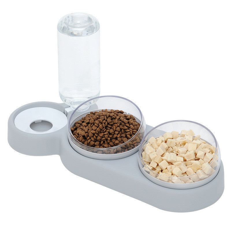 Pet Cat Bowl Automatic Feeder Dog Cat Food Bowl Pets Gym From House