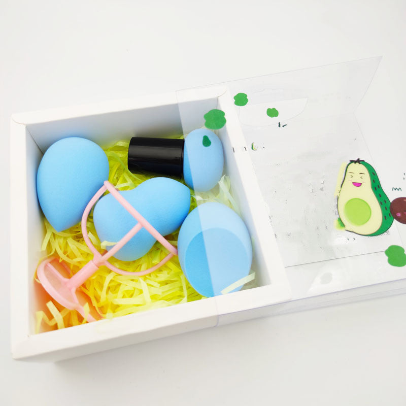 Wet And Dry Beauty Egg Set Mushroom Head Cushion Puff Boxed Beauty dealsniper-net 4