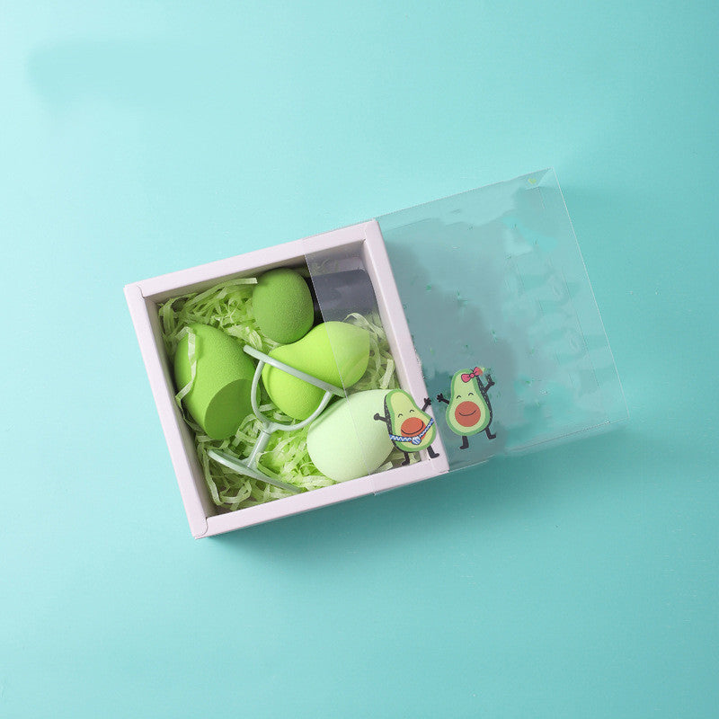 Wet And Dry Beauty Egg Set Mushroom Head Cushion Puff Boxed Beauty dealsniper-net 1