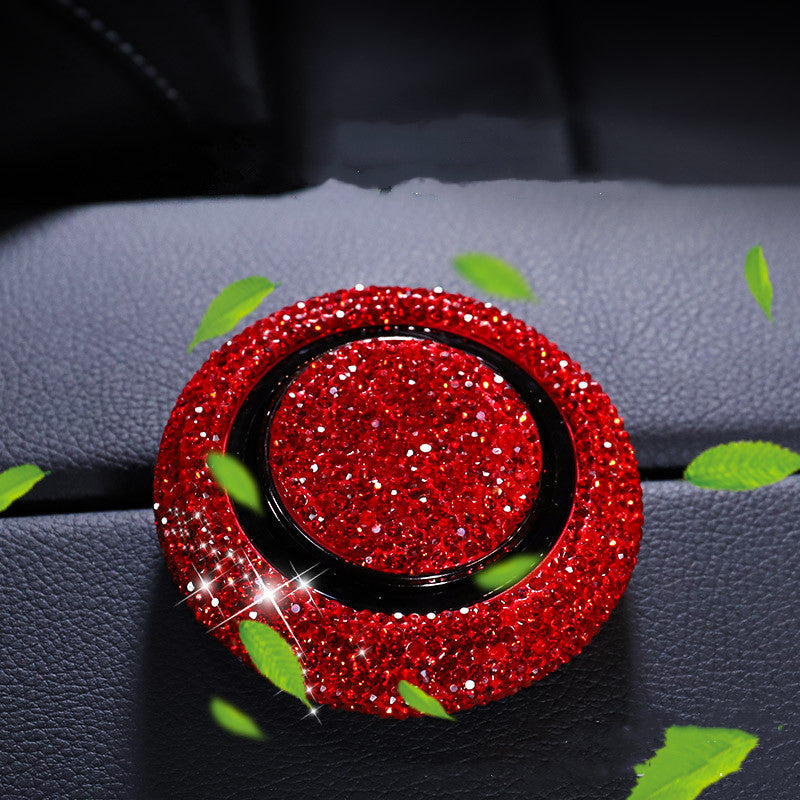 Vehicle Perfume Flying Saucer, Vehicle Mounted Creative Aromatherapy Belt Drill Vehicle dealsniper-net Red drill