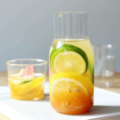 Custom One Person Drinking Glass Cold Water Bottle Set Kitchen DealSniper.net Water glass M