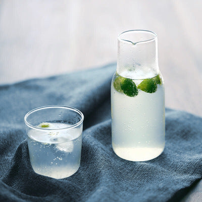 Custom One Person Drinking Glass Cold Water Bottle Set Kitchen DealSniper.net Water glass S