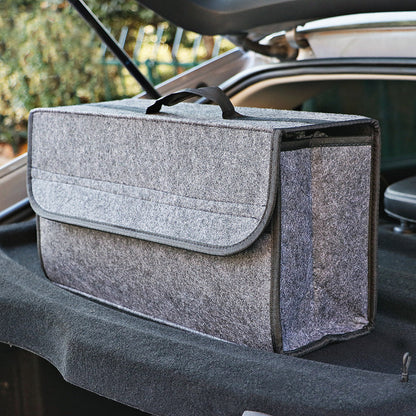 Car Storage Box Felt Foldable Car Storage Bag