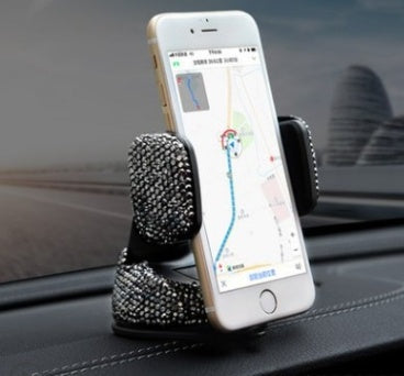 Car Mobile Phone Rack Multifunctional Dual-Use Air Outlet Vehicle Gym From House Grey
