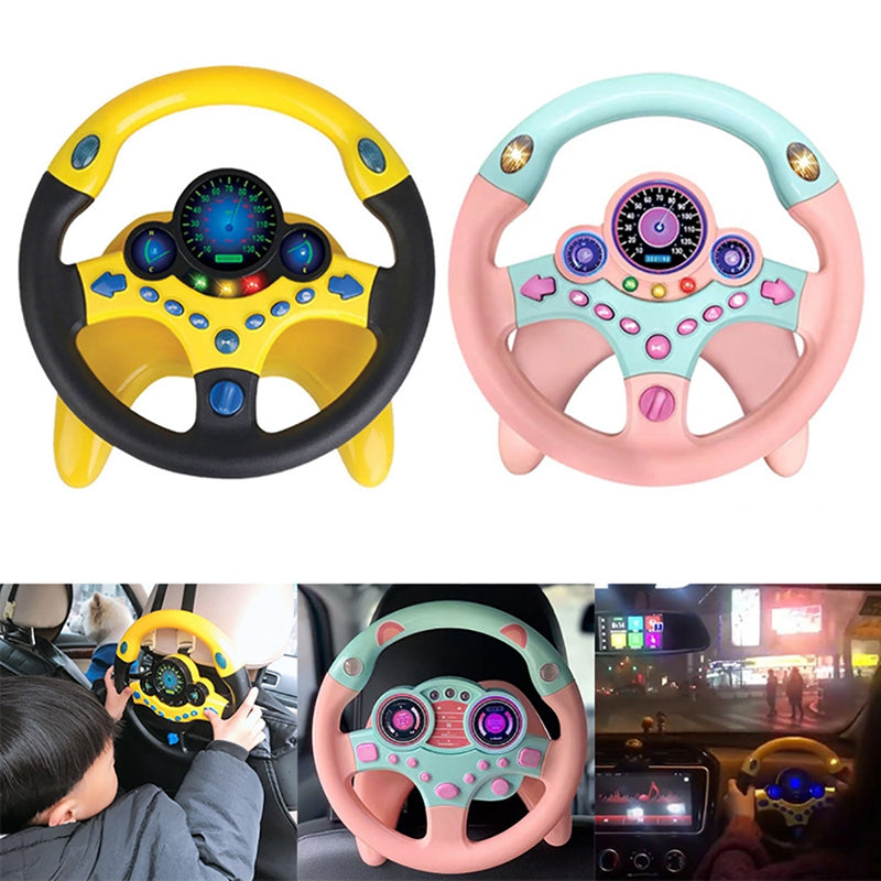 Steering Wheel Toy with Light Sound Kids Early Education Toy Kids dealsniper-net