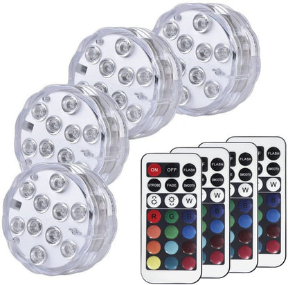 Garden Decoration Swimming Pool Waterproof 21 Button Remote Control Diving Light Garden dealsniper-net White 1PC