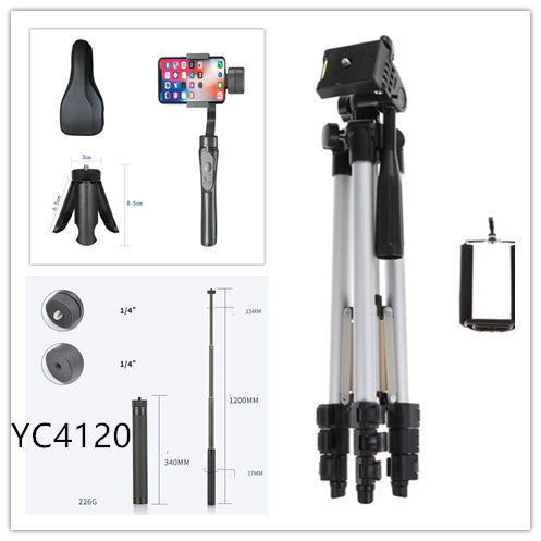 Handheld Phone Gimbal Stabilizer 3-Axis PTZ Tripod Anti-Shake for Smartphone Vlog