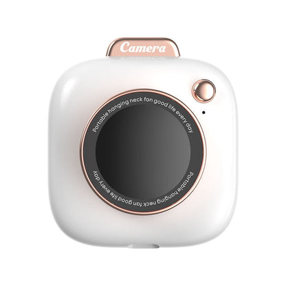 Creative Mini Camera Hanging Neck Fan Electronics DealSniper.net White USB