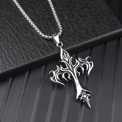 Cross Amulet Stainless Steel Pendant Jewelry dealsniper-net