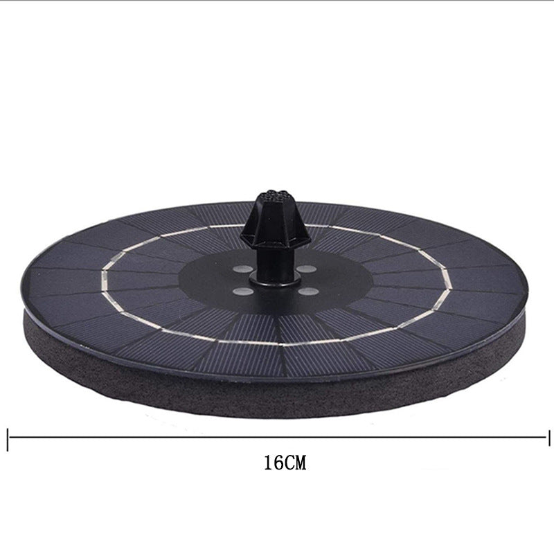 Solar Fountain Pump Fountain Light Round Floating Fountain Outdoor Gym From House