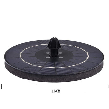 Solar Fountain Pump Fountain Light Round Floating Fountain Outdoor Gym From House