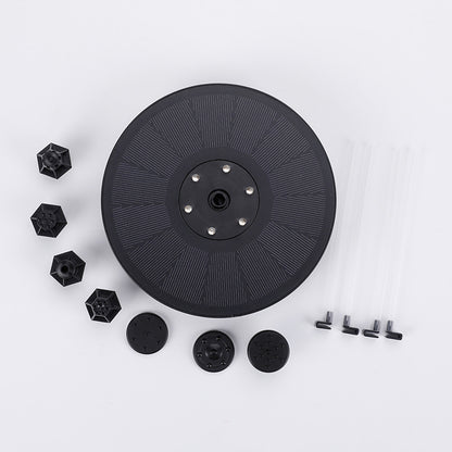 Solar Fountain Pump Fountain Light Round Floating Fountain Outdoor Gym From House