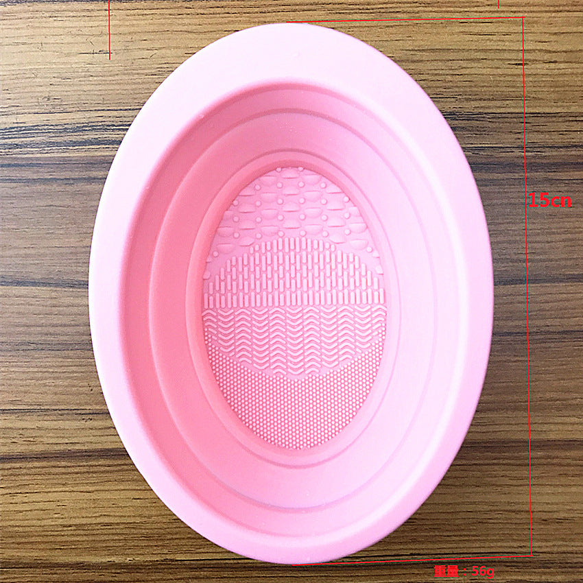 Silicone Cosmetic Makeup Brush Cleaning Pad Board Beauty Gym From House Pink