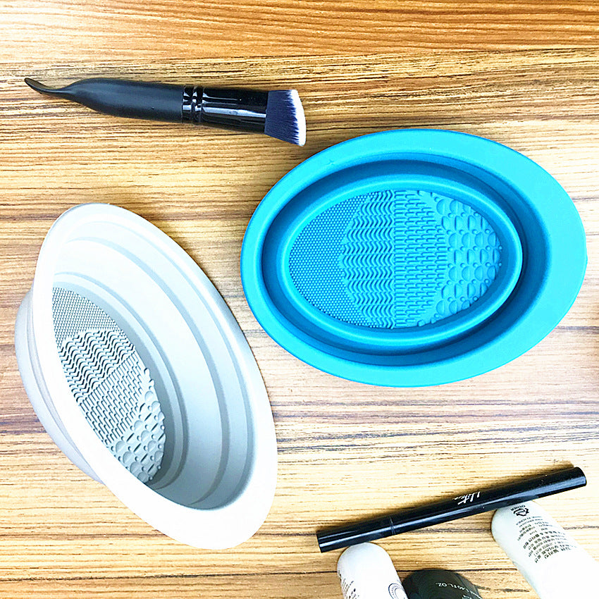 Silicone Cosmetic Makeup Brush Cleaning Pad Board Beauty Gym From House Grey