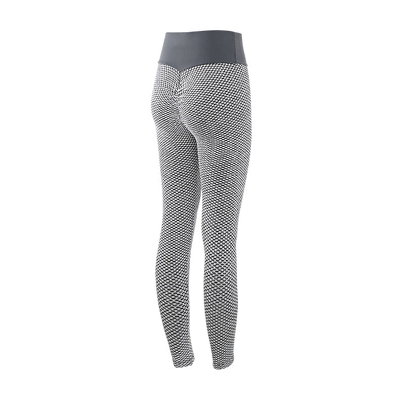 Plaid Leggings Fitness Yoga Pants Women's Seamless Women Gym From House Grey 2XL