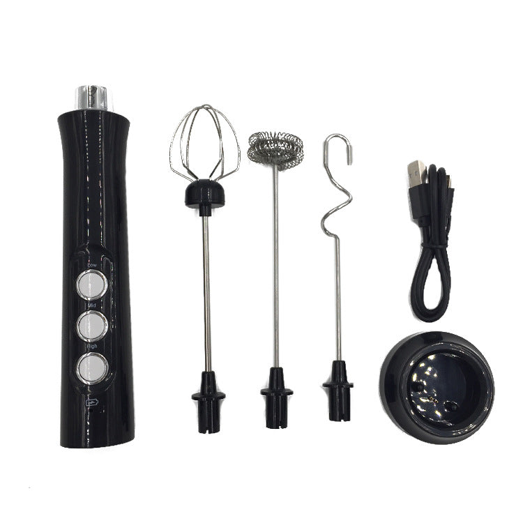 Stainless Steel Mixer Baking Eggbeater Electric Milk Frothing Kitchen DealSniper.net