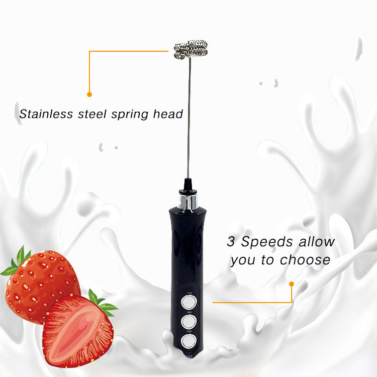 Stainless Steel Mixer Baking Eggbeater Electric Milk Frothing Kitchen DealSniper.net