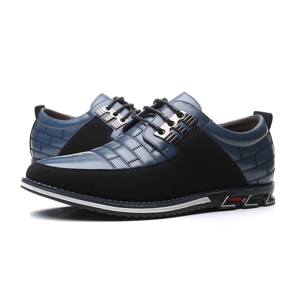 One-Step Or Lace-Up British Men's Shoes Without Laces Men dealsniper-net