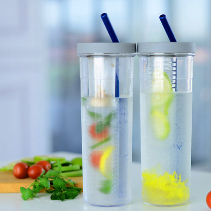 Water Bottle Portable Fruit Infuser Water bottle Sports Lemon Juice Kitchen DealSniper.net