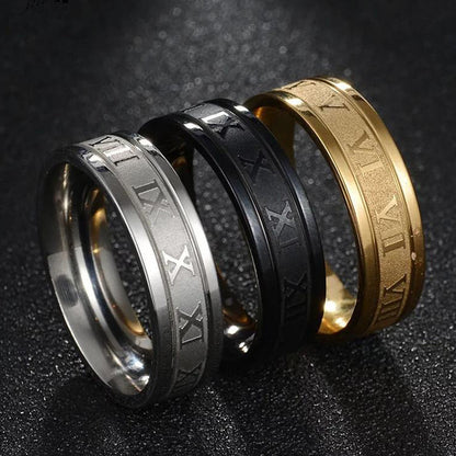 Stainless Steel Ring Personality Men's Fashion Titanium Steel Jewelry Jewelry dealsniper-net