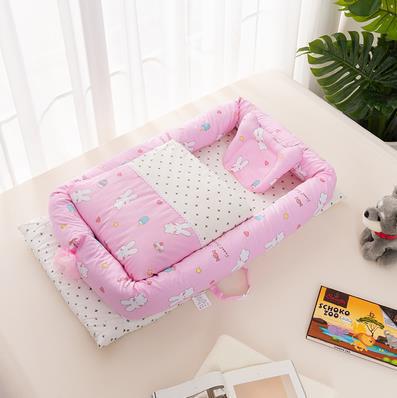 Crib Anti-pressure Newborn Foldable Portable Crib Middle Kids Gym From House K