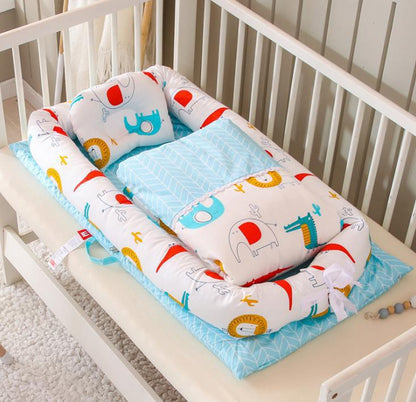 Crib Anti-pressure Newborn Foldable Portable Crib Middle Kids Gym From House Q