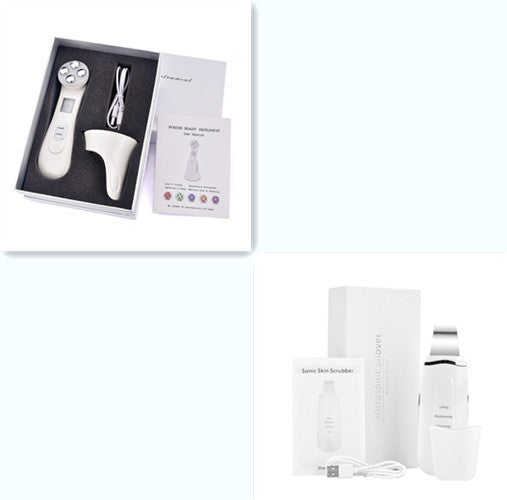 Multifunctional skin rejuvenation care instrument qi Beauty dealsniper-net White B set