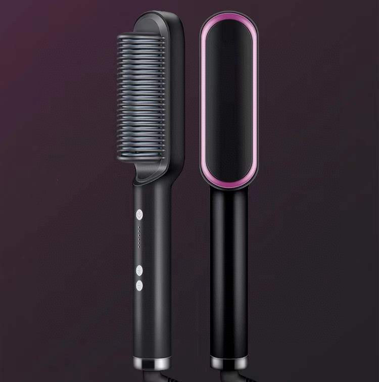 New 2 In 1 Hair Straightener Hot Comb Women dealsniper-net