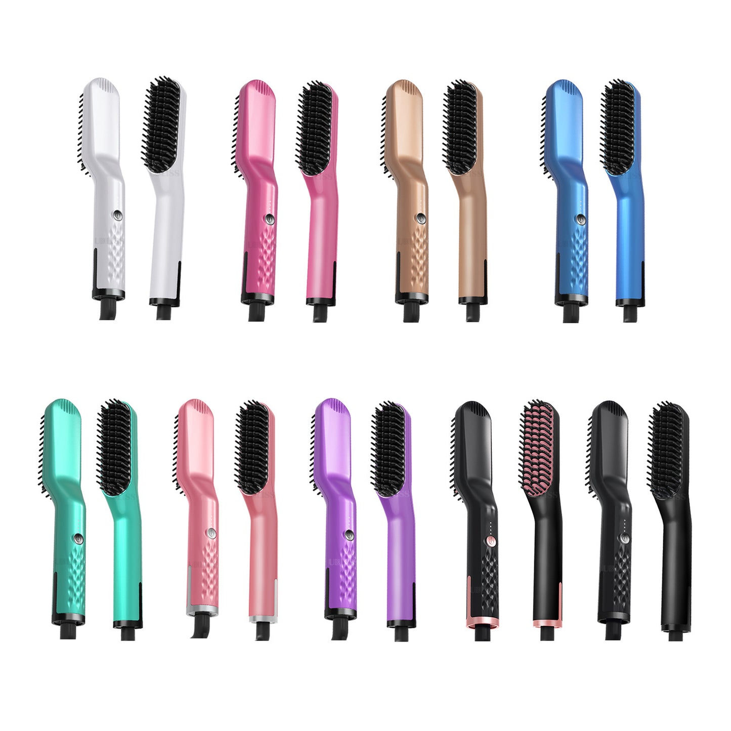 Hair Styling Comb Hair Straightener Comb Hair Straightener Beauty dealsniper-net