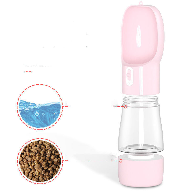 Pet Bottle Walking The Dog Out Kettle Dog Waterer Pets Gym From House