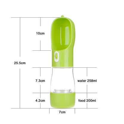 Pet Bottle Walking The Dog Out Kettle Dog Waterer Pets Gym From House Green