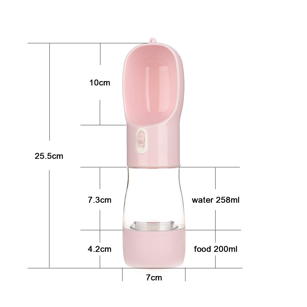 Pet Bottle Walking The Dog Out Kettle Dog Waterer Pets Gym From House Pink