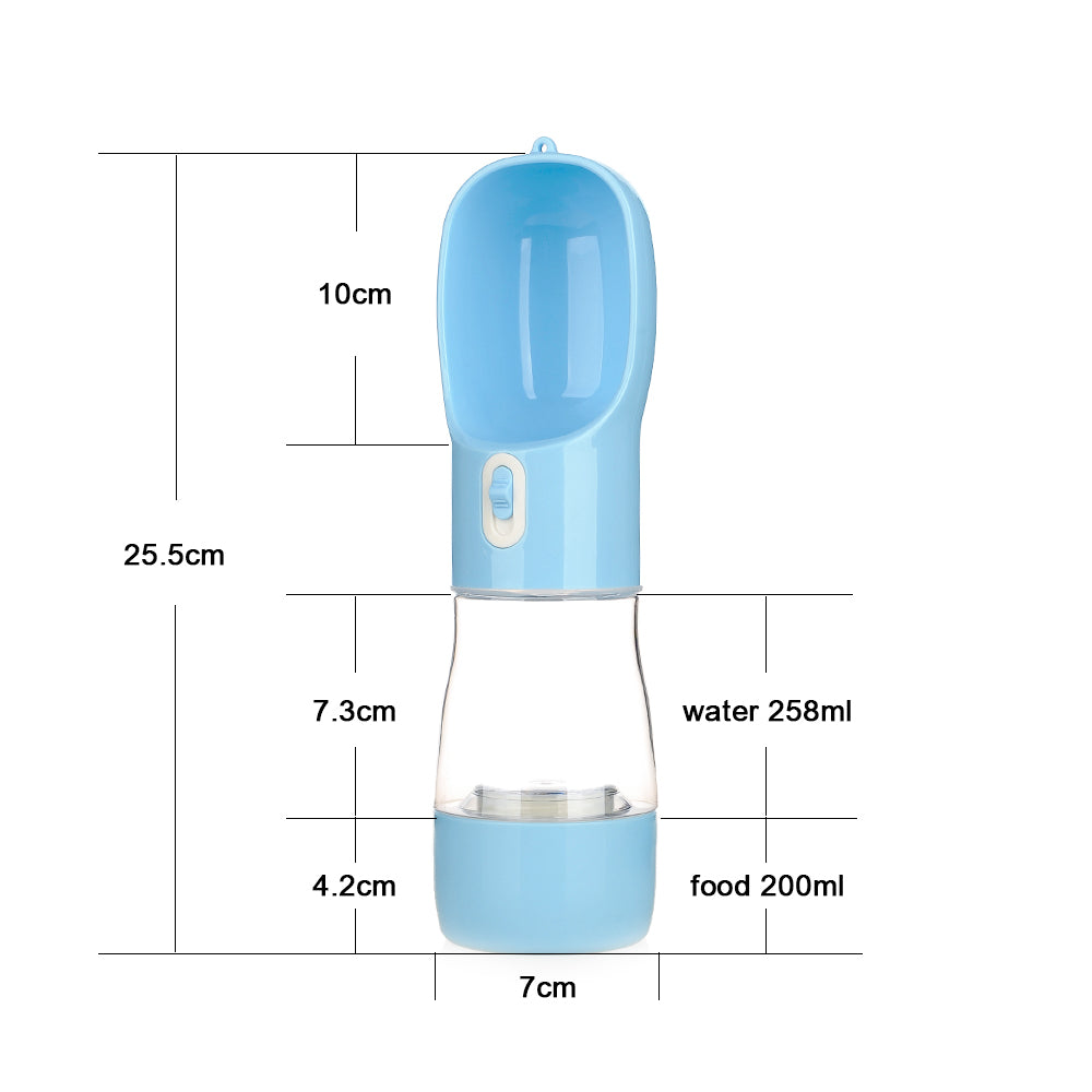 Pet Bottle Walking The Dog Out Kettle Dog Waterer Pets Gym From House Blue