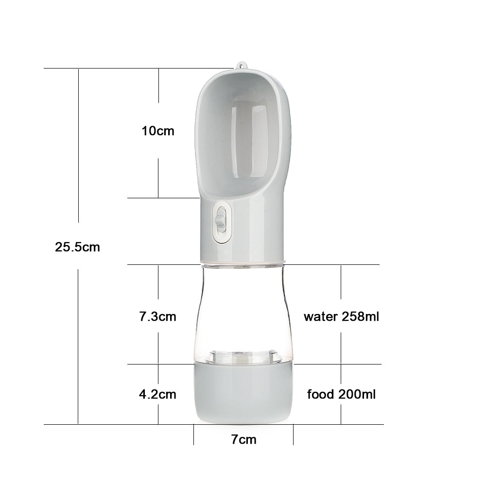 Pet Bottle Walking The Dog Out Kettle Dog Waterer Pets Gym From House Gray