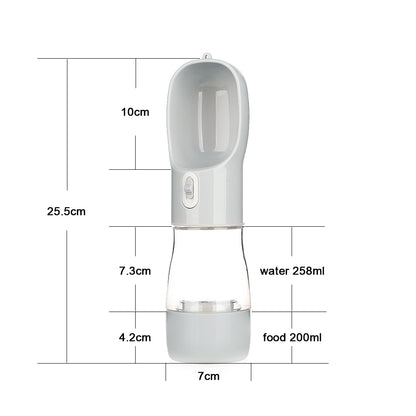 Pet Bottle Walking The Dog Out Kettle Dog Waterer Pets Gym From House Gray