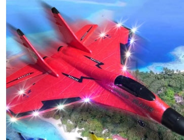 Remote Control Toy Fighter Zhiyang Mig 530 Glider Kids Gym From House Red