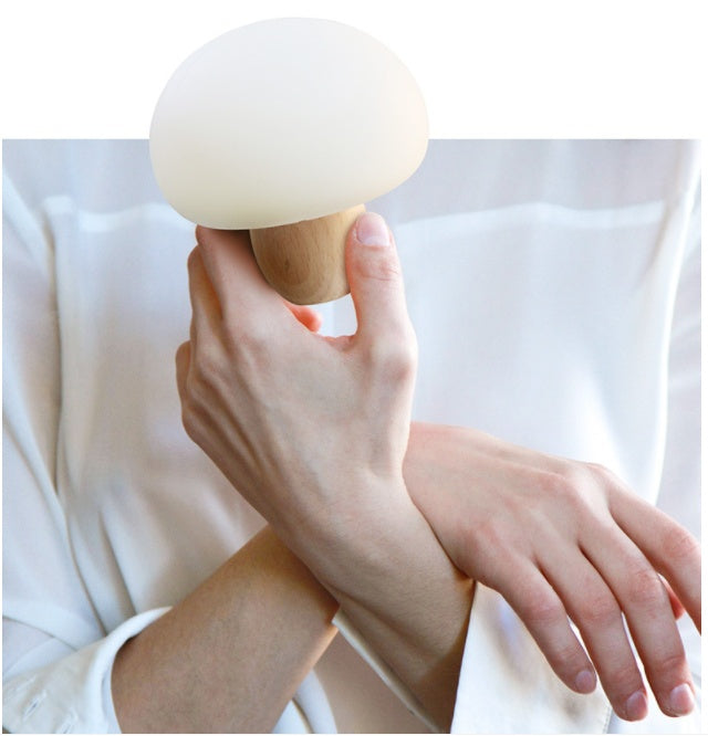 Silicone LED Night Lamp Brightness Adjustable Mushroom Pat