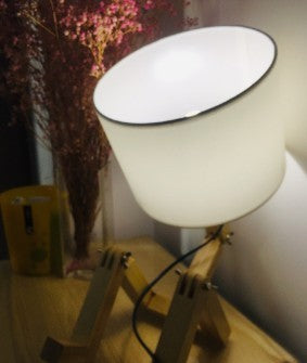 Table Lamp Creative Bedroom Table Lamp Table Lamp Wooden Home Decor dealsniper-net White White light AU