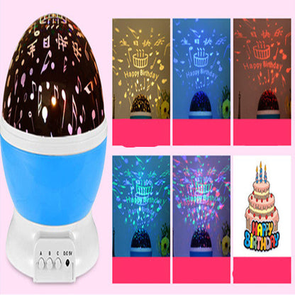LED Projector Light USB Starry Sky Night Light Rotating House DealSniper.net F Non rotating ordinary