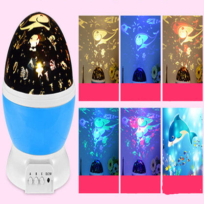 LED Projector Light USB Starry Sky Night Light Rotating House DealSniper.net E Non rotating ordinary