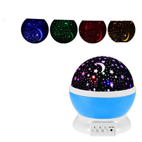 LED Projector Light USB Starry Sky Night Light Rotating House DealSniper.net A Non rotating ordinary