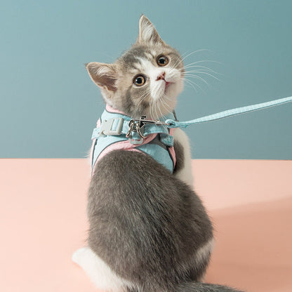 Cat Traction Rope Chest Strap To Prevent Breaking Free Pets Cat Strap Pets Gym From House