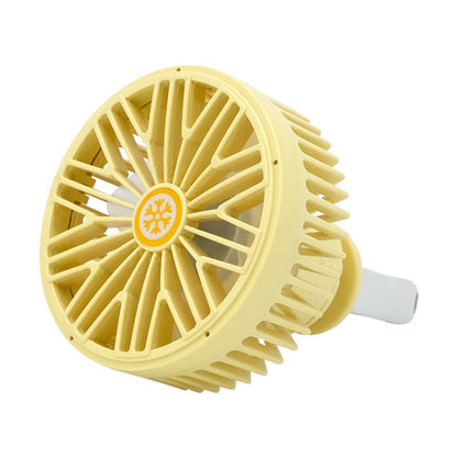 New Car Air Outlet Fan Multifunctional Usb Interface Vehicle dealsniper-net Yellow