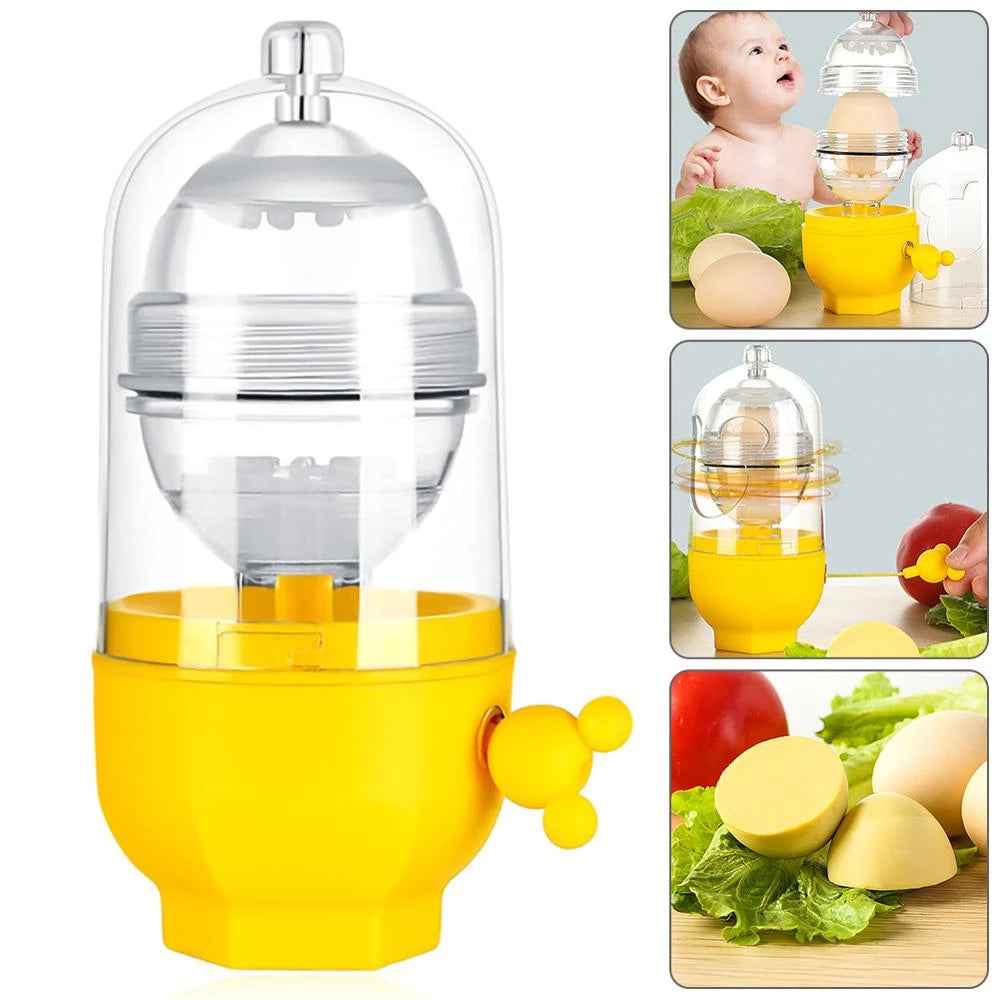 Eggs Mixing Maker Manual Blender Egg Stirring Golden Kitchen dealsniper-net