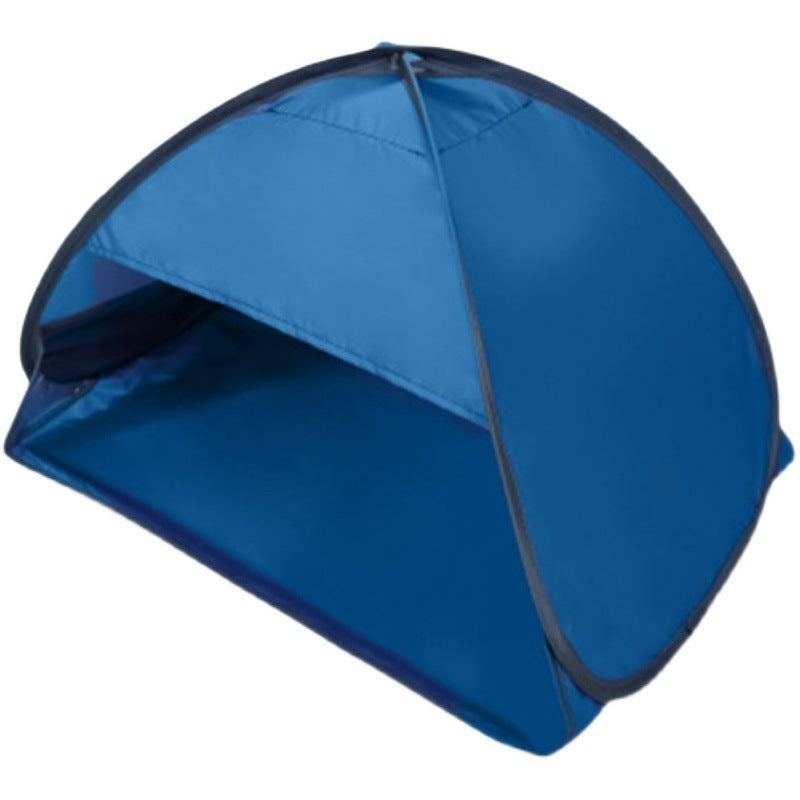 Mini Portable Beach Shade Awning Head Pop-up Tent Outdoor DealSniper.net Blue M