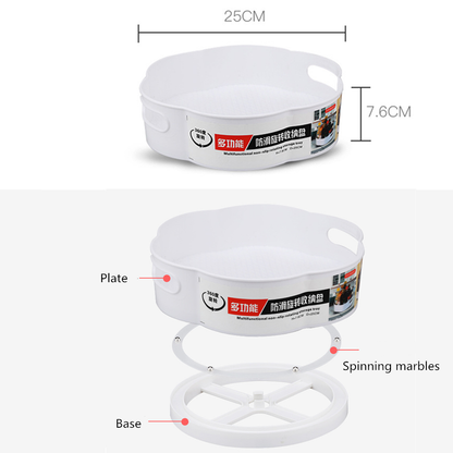 New Multifunctional Non-Slip Rotating Storage Box Kitchen Gym From House